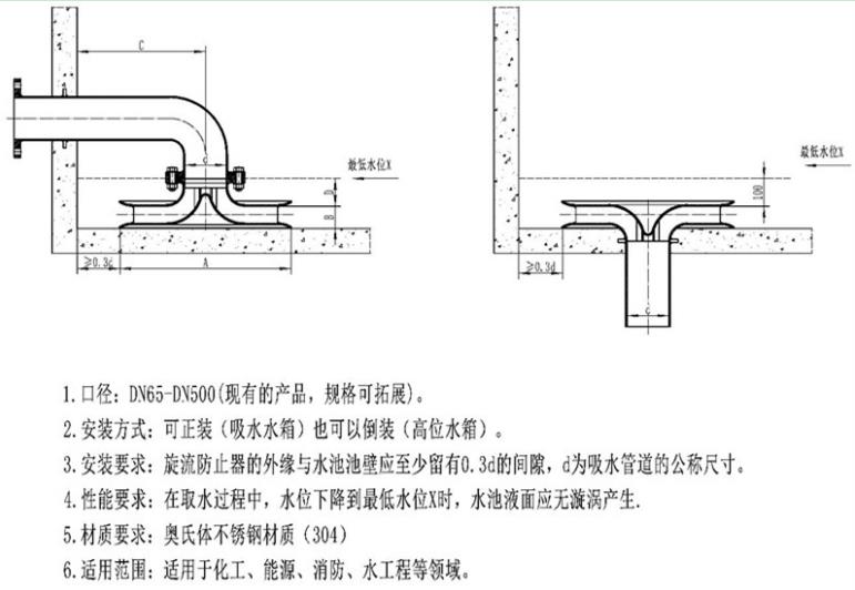 河南旋流防止器厂家